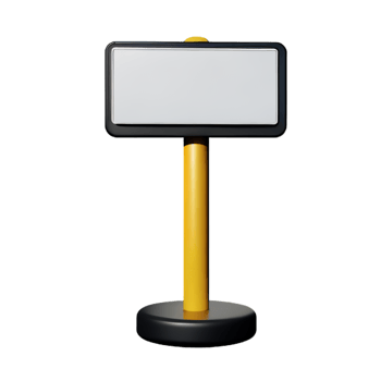 board White Blank AI Generative png