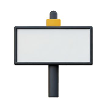 board White Blank AI Generative png