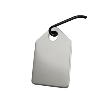 Banner Tag Label AI Generative png