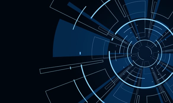 Sci fi futuristic user interface, HUD, Technology abstract background , Vector illustration.