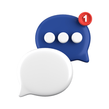 3d rendering of speech bubble icons, 3D Chat icon set. Set of 3d speak bubble. Chatting box, message box. Chat icon set. Balloon 3d style. png