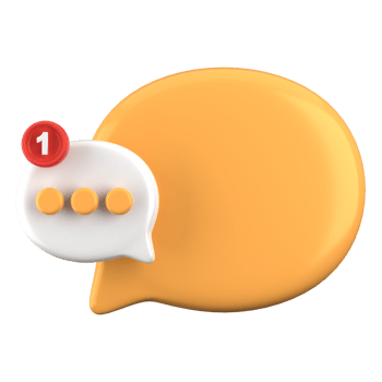 3d rendering of speech bubble icons, 3D Chat icon set. Set of 3d speak bubble. Chatting box, message box. Chat icon set. Balloon 3d style. png