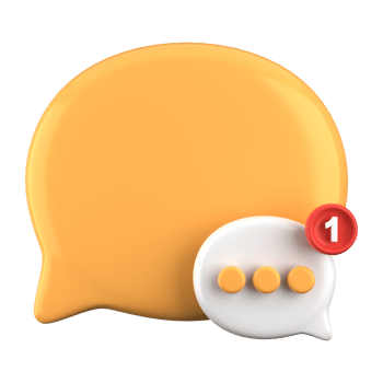 3d rendering of speech bubble icons, 3D Chat icon set. Set of 3d speak bubble. Chatting box, message box. Chat icon set. Balloon 3d style. png