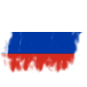 Russia Brush Flag png