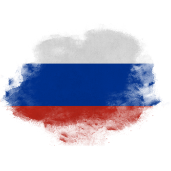 Russia Brush Flag png