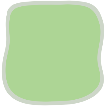 a green square with a white border png
