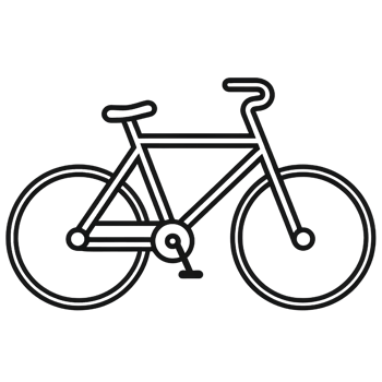 bicycle cartoon ai generative png