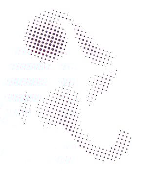 a black and white halftone illustration of a icon, halftone wave design circular shapes black and white pattern spiral swirly halftone vector illustration
