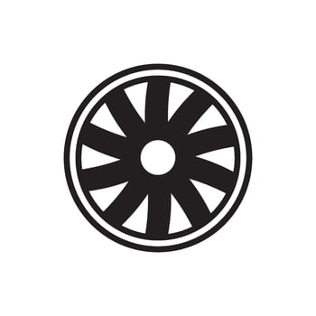 rim icon vector