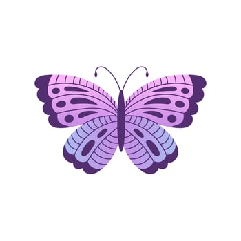 Butterfly y2k style vector