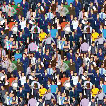 people crowd 01 vector