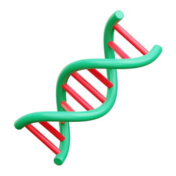 DNA 3d Icon Illustration png