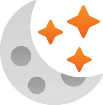 Moon Vector Icon Design