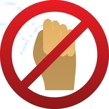 Stop Vector Icon Design