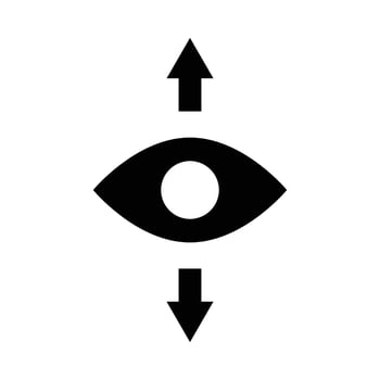 Perspective Vector Glyph Icon For Personal And Commercial Use.