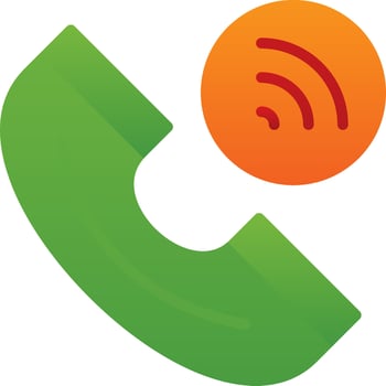 Phone Call Vector Icon Design