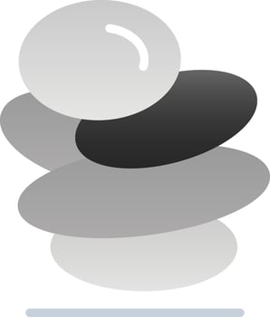 Pebbles Vector Icon Design