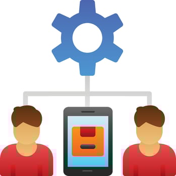 Supply chain Vector Icon Design