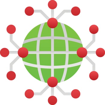 Global connection Vector Icon Design