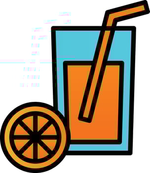 Lemonade Vector Icon Design