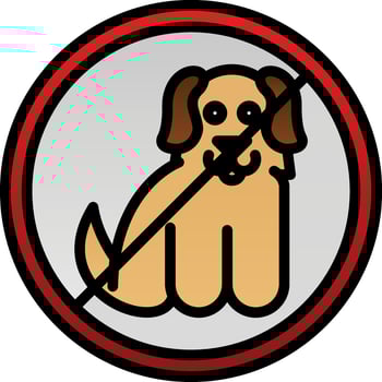 No Pets Allowed Vector Icon Design