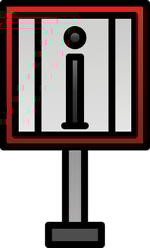 Information Point Vector Icon Design