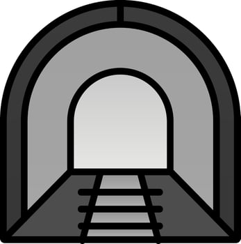 Tunnel Vector Icon Design