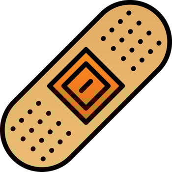 Bandage Vector Icon Design