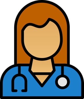 Nurse Vector Icon Design