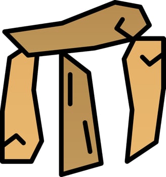 Dolmen Vector Icon Design