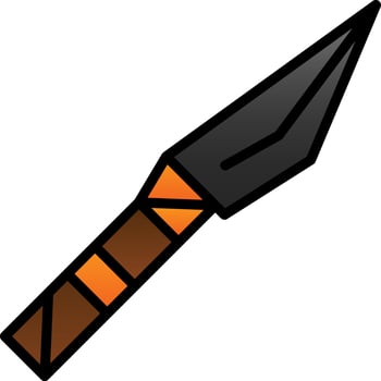 Knife Vector Icon Design