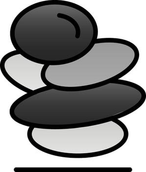 Pebbles Vector Icon Design