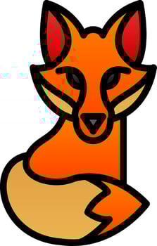 Fox Vector Icon Design