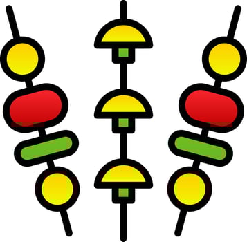 Yakitori Vector Icon Design
