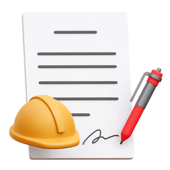 Employment Contract 3d Icon Illustrations png