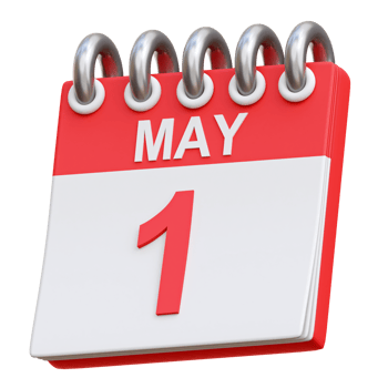 Labour Day 3d Icon Illustrations png