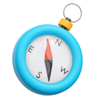 Compass 3d Icon Illustrations png