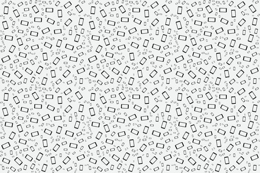 mobile phone pattern design vector