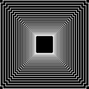 Visual of the Optical Illusion Created from Square Lines Composition, can use for Background, Decoration, Wallpaper, Tile, Carpet Pattern, Modern Motifs, Contemporary Ornate, or Graphic Design Element vector