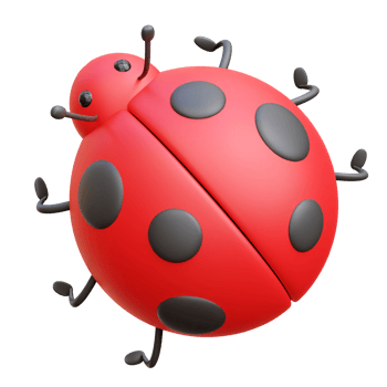 Ladybug 3d Icon Illustrations png