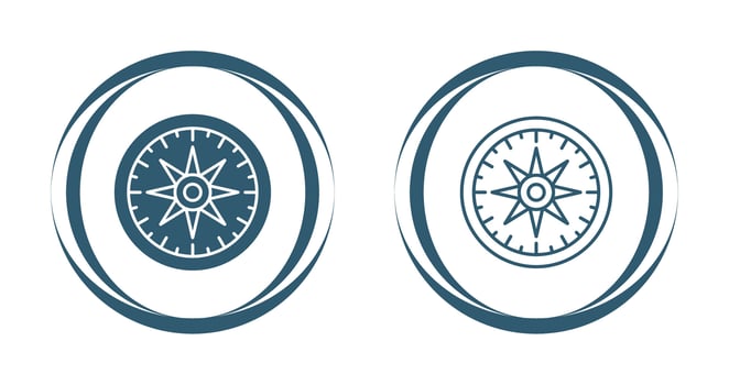 Compass Vector Icon