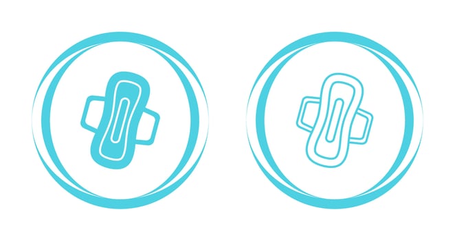 Sanitary Towel Vector Icon