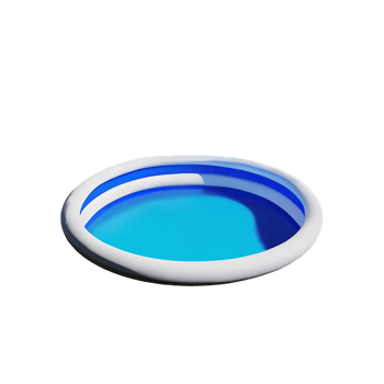 pool 3d rendering icon illustration png