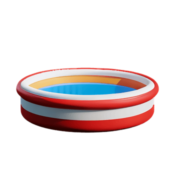 pool 3d rendering icon illustration png
