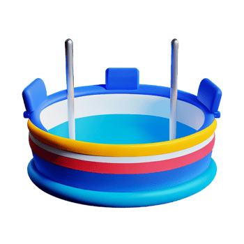 pool 3d rendering icon illustration png