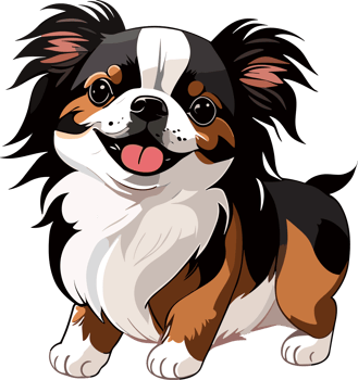 Cute Cartoon Dog ai generative png