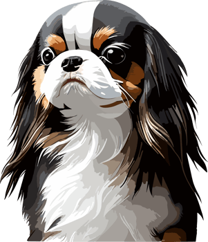 Papillon Cute Dog ai generative png