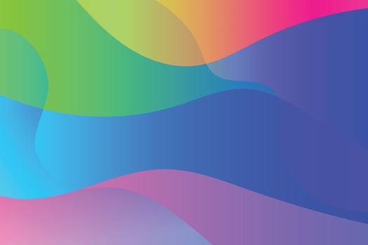 Colorful Mesh Gradient Background with Bright Vibrant Color and Abstract Wave for Website, Poster, Magazine, Postcard or Aesthetic Design. vector
