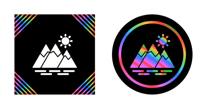 Mountain Vector Icon