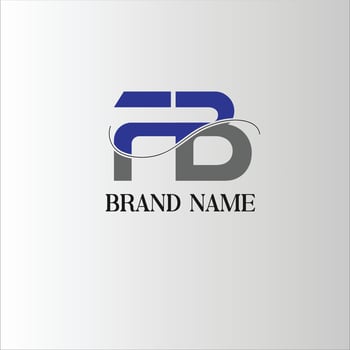 FB initial logo vector